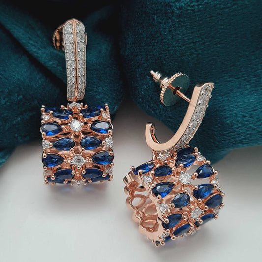 DANGLER FANCY CZ EARRINGS