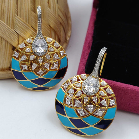 MEENAKARI AD EARRINGS