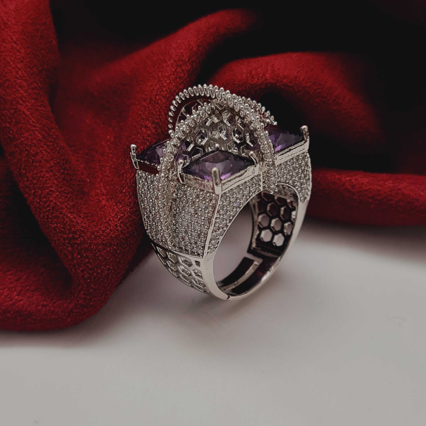 ELEGANCE CZ FINGER RINGS