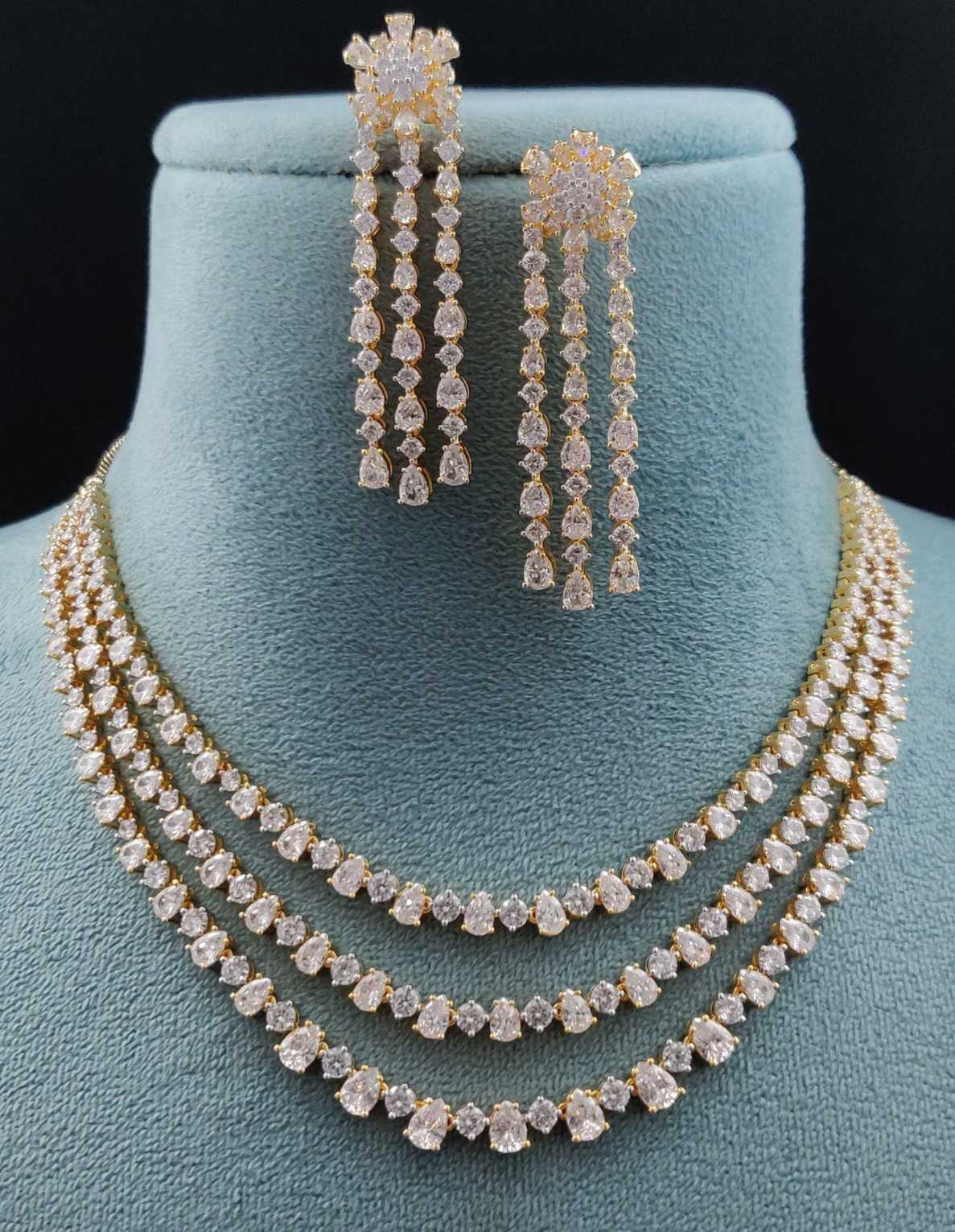 LAYER ELEGANCE CZ NECKLACE