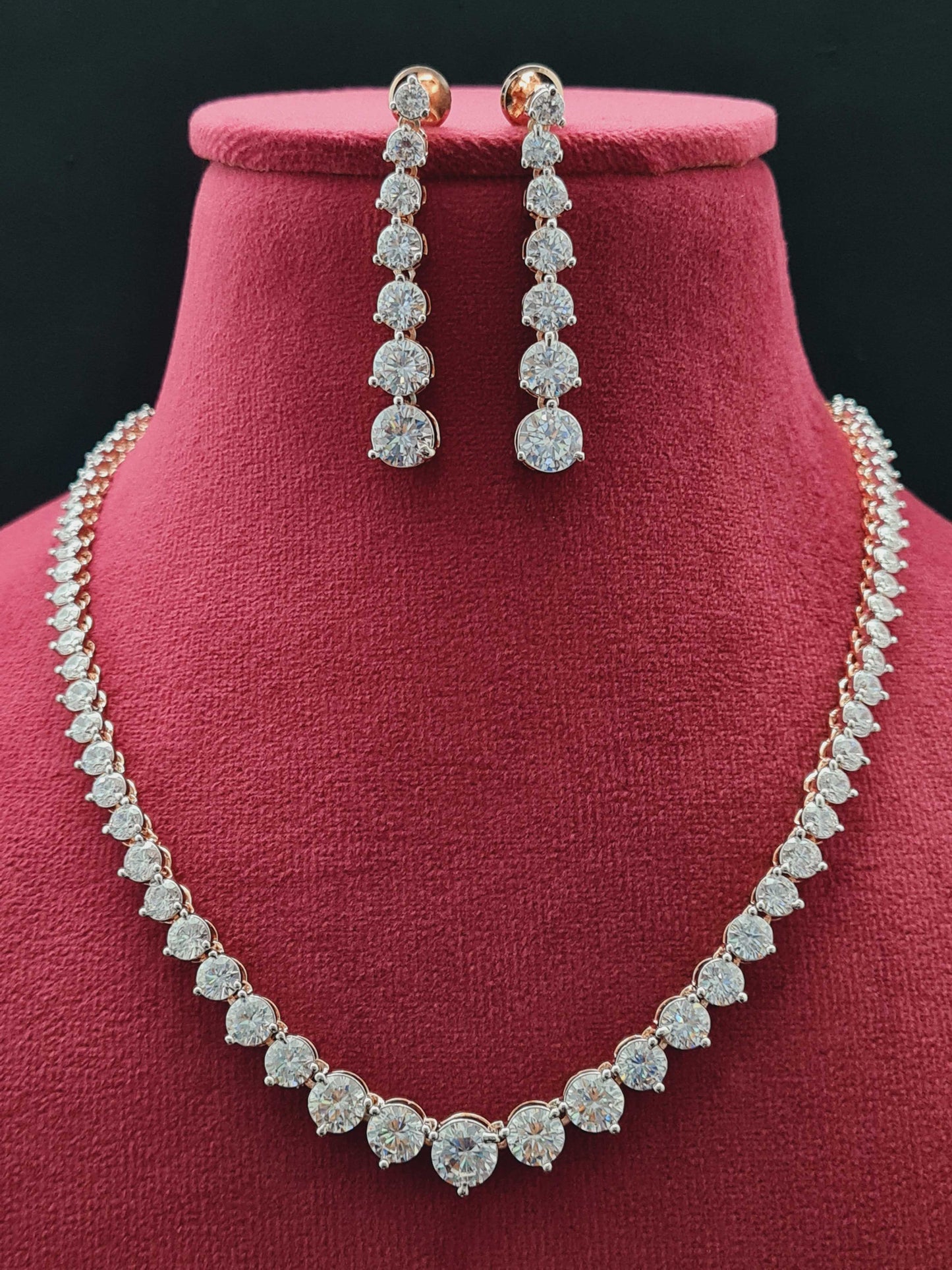 SOLITAIRE CZ NECKLACE