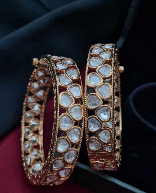 UNCUT KUNDAN 2PC BANGLES