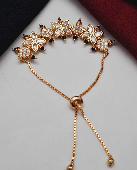 KUNDAN CHARM ADJUSTABLE BRACELET