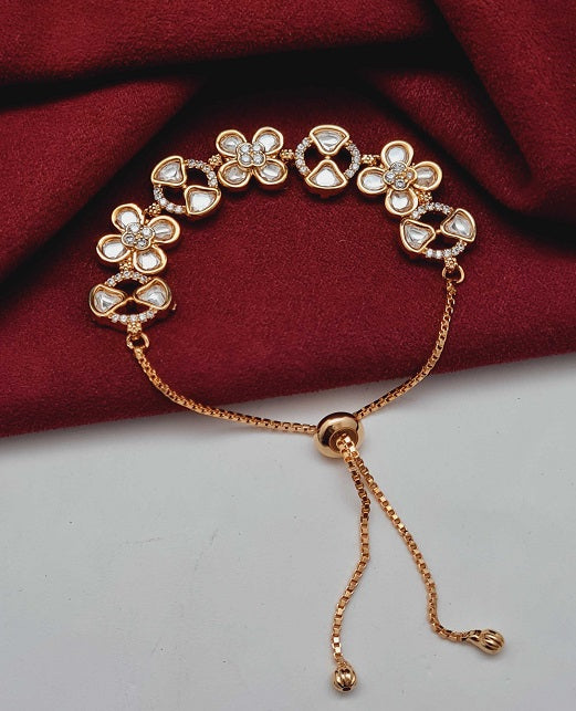 KUNDAN CHARM ADJUSTABLE BRACELET