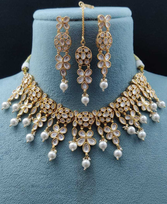 PEARL GLORIOUS KUNDAN NECKLACE