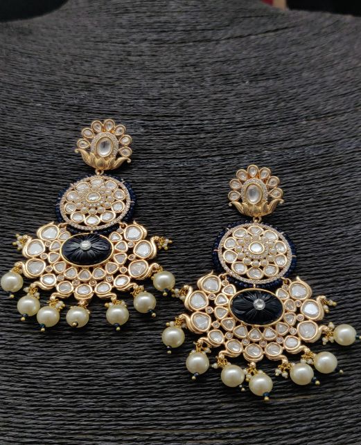 FESTIVE KUNDAN EARRINGS