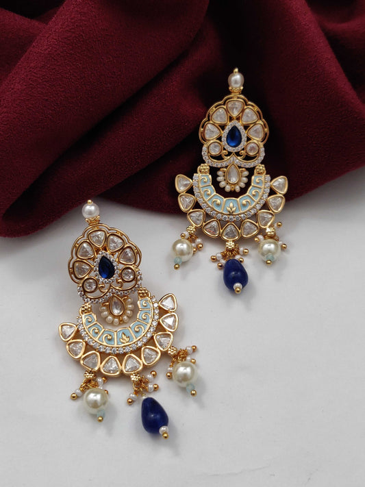 CLASSIC KUNDAN EARRINGS