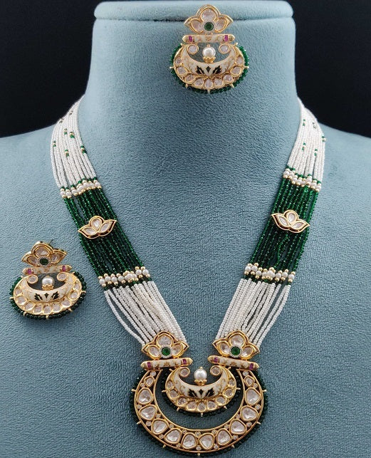 ELEGANCE KUNDAN MALA PANDENT SET