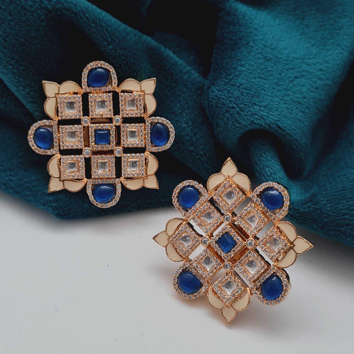 CHARM KUNDAN STUDS