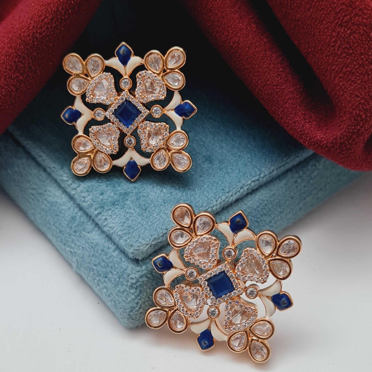 CLASSIC KUNDAN STUDS