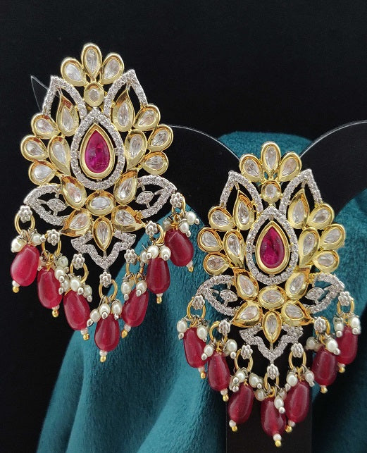 GLAMOROUS KUNDAN EARRINGS