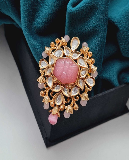 ELEGANCE KUNDAN FINGER RINGS