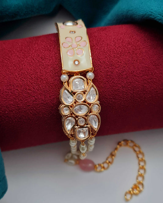 KUNDAN MEENAKARI BRACELET