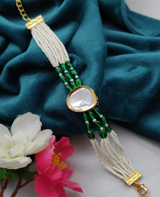 KUNDAN PEARL LOOSE BRACELET