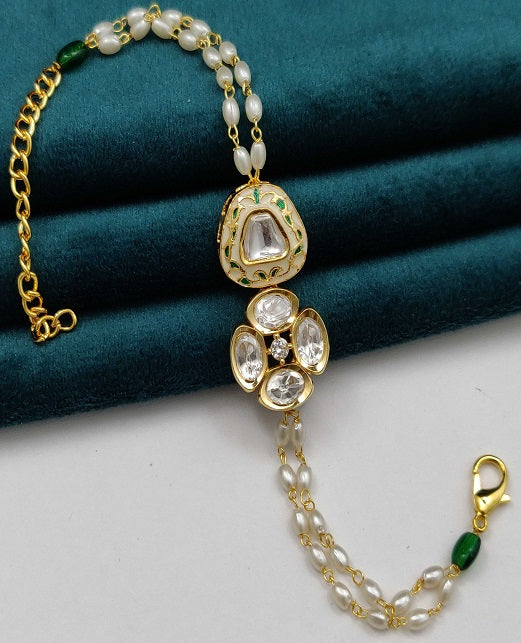 KUNDAN PEARL LOOSE BRACELET