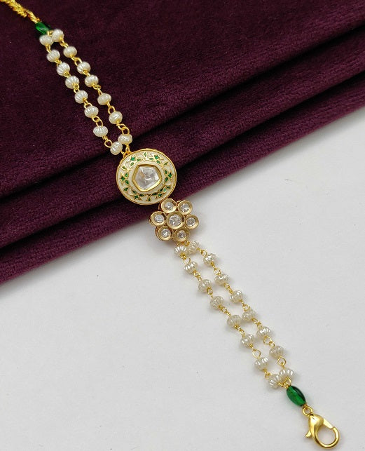 KUNDAN PEARL LOOSE BRACELET