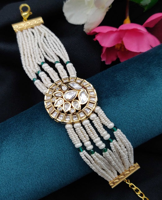 KUNDAN PEARL LOOSE BRACELET