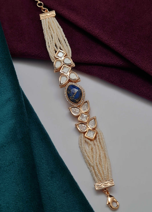 PEARL KUNDAN BRACELET