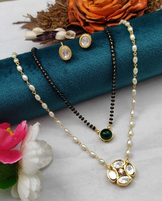 FANCY KUNDAN MS PENDANT WIH POTH