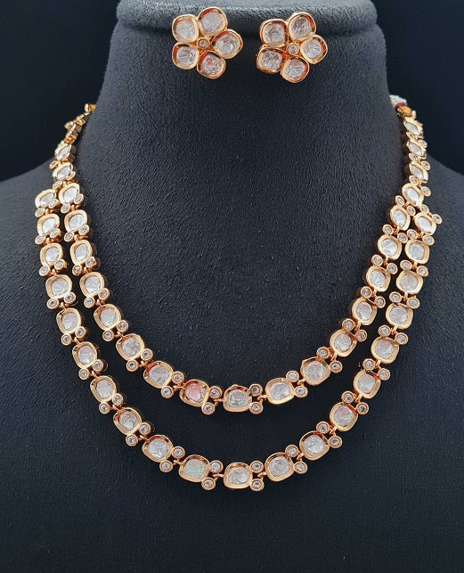 2 LAYER KUNDAN NECKLACE