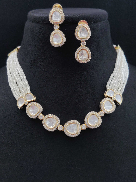 PEARL KUNDAN NECKLACE