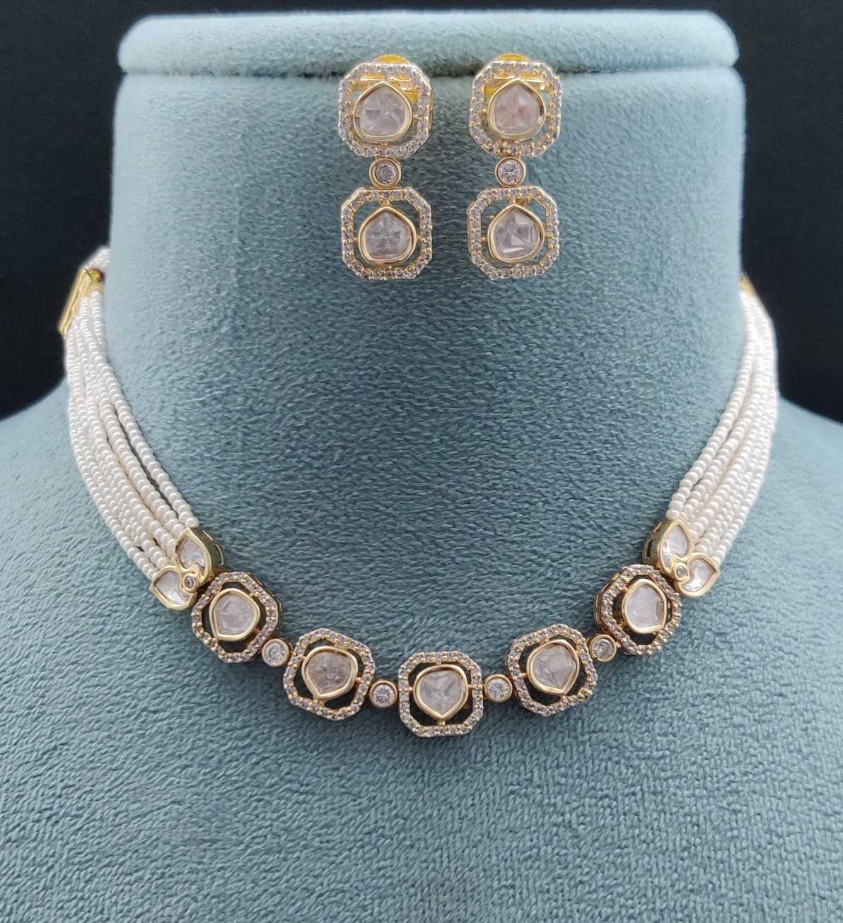 PEARL KUNDAN NECKLACE