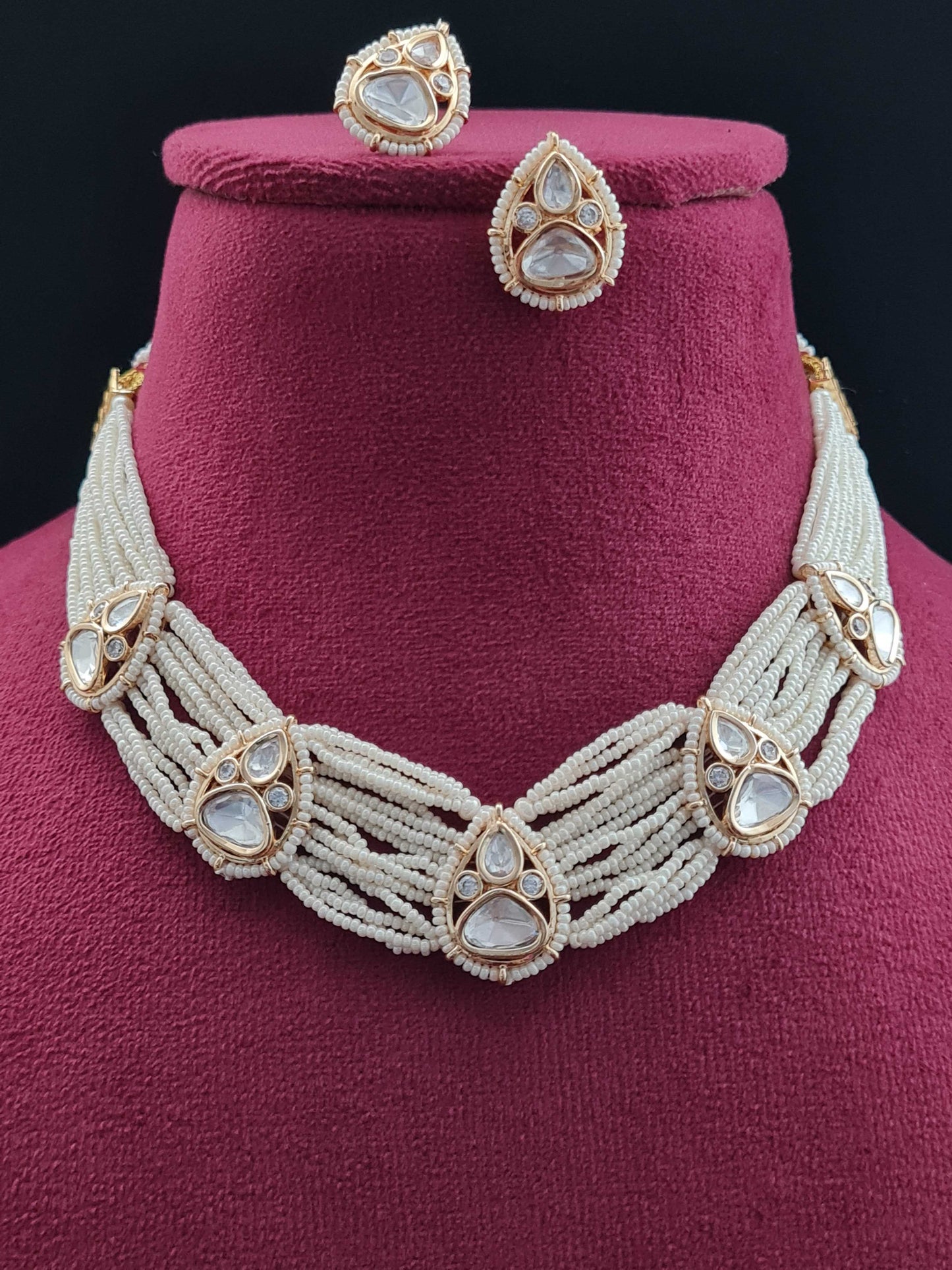 PEARL KUNDAN NECKLACE