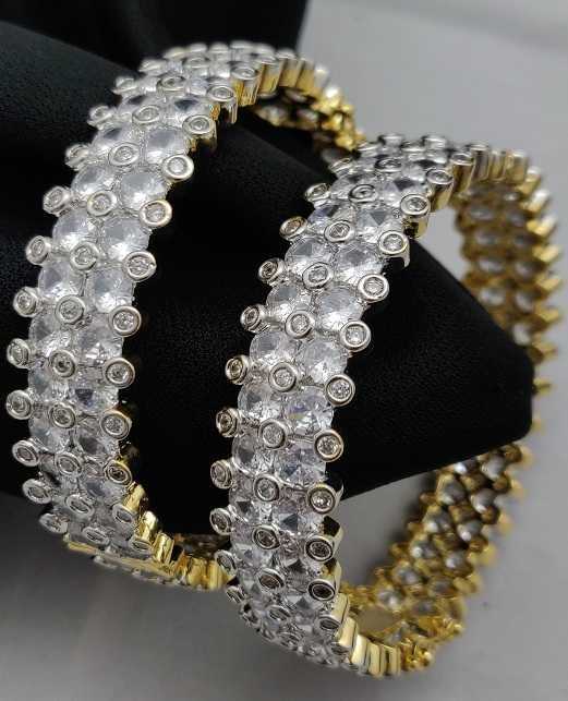 ELEGANT CZ 2PC BANGLES