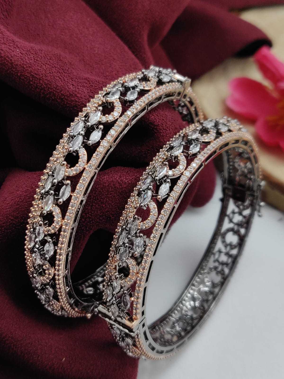 CLASSIC CZ 2PC BANGLES