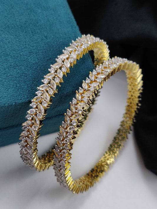 CRYSTAL MARQUISE AD 2PC BANGLES