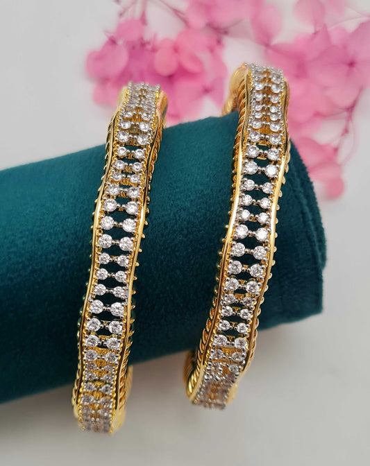 STUNNING CHARM AD 2PC BANGLES