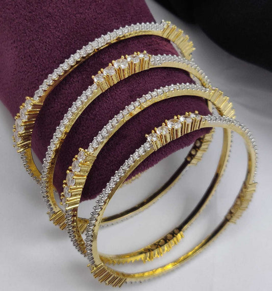 SOLITAIRE AD 4PCS BANGLES