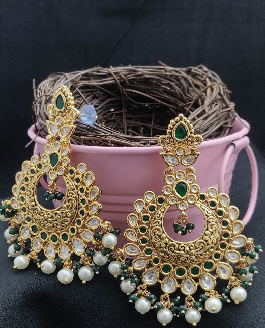 CLASSIC KUNDAN EARRINGS