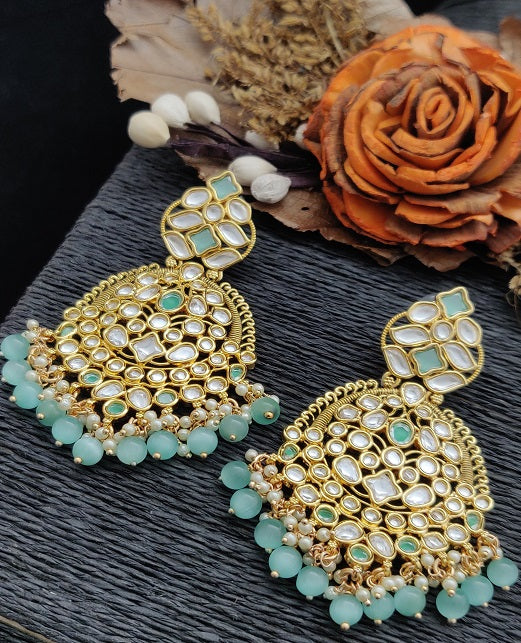 CLASSIC KUNDAN EARRINGS