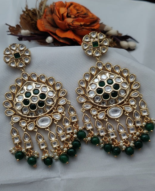 CLASSIC KUNDAN EARRINGS