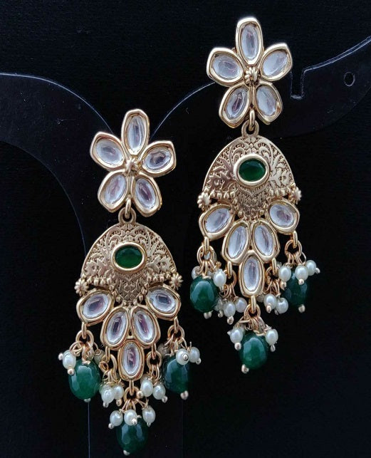 DANGLE KUNDAN EARRINGS