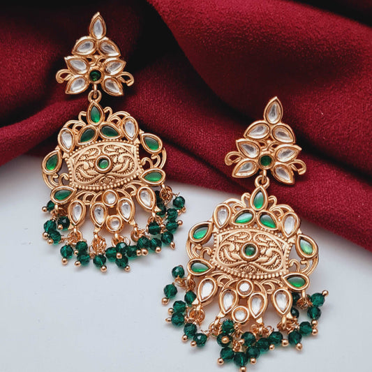 TRENDY KUNDAN EARRINGS