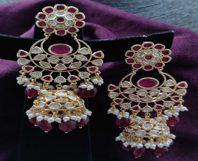 ELEGANCE KUNDAN EARRINGS