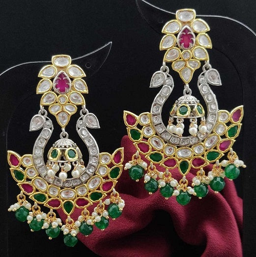 CHANDBALI KUNDAN EARRINGS