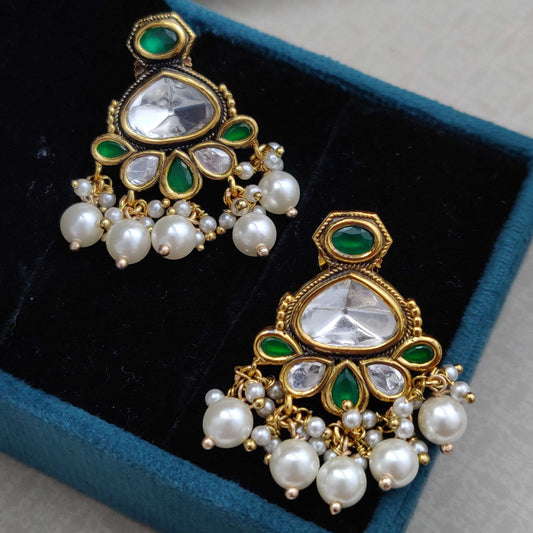 PEARL FANCY KUNDAN EARRINGS