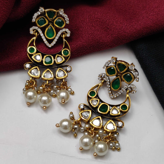 CHANDBALI KUNDAN EARRINGS