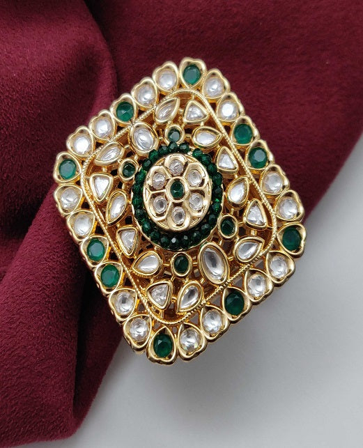 ELEGANCE KUNDAN FINGER RINGS