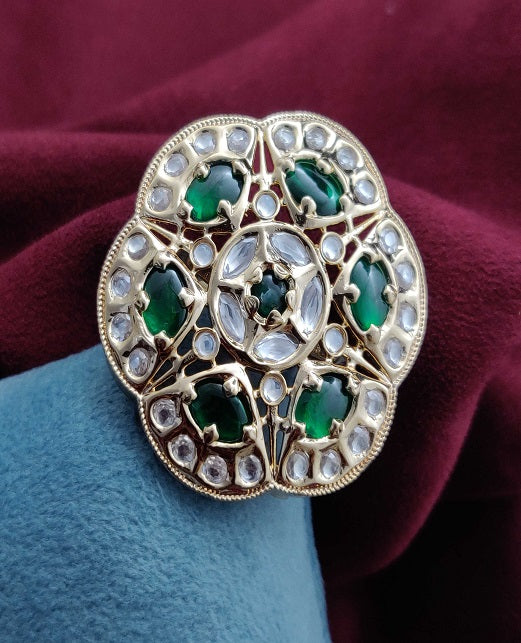 DESIGNER KUNDAN FINGER RINGS