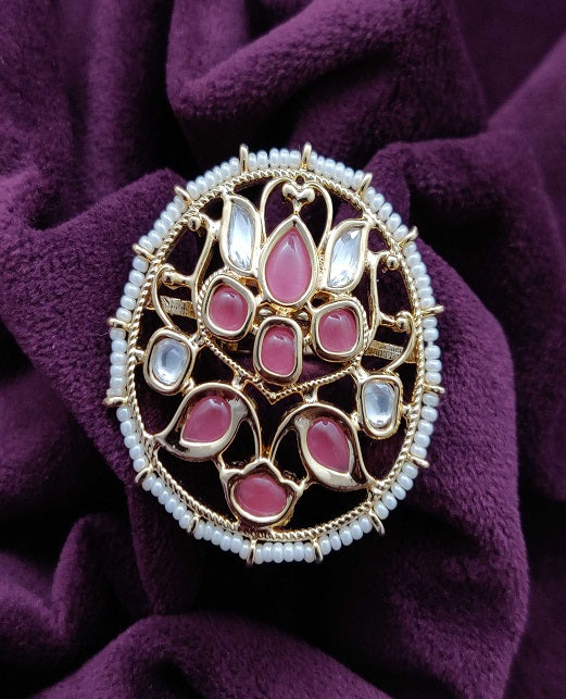 DESIGNER KUNDAN FINGER RINGS