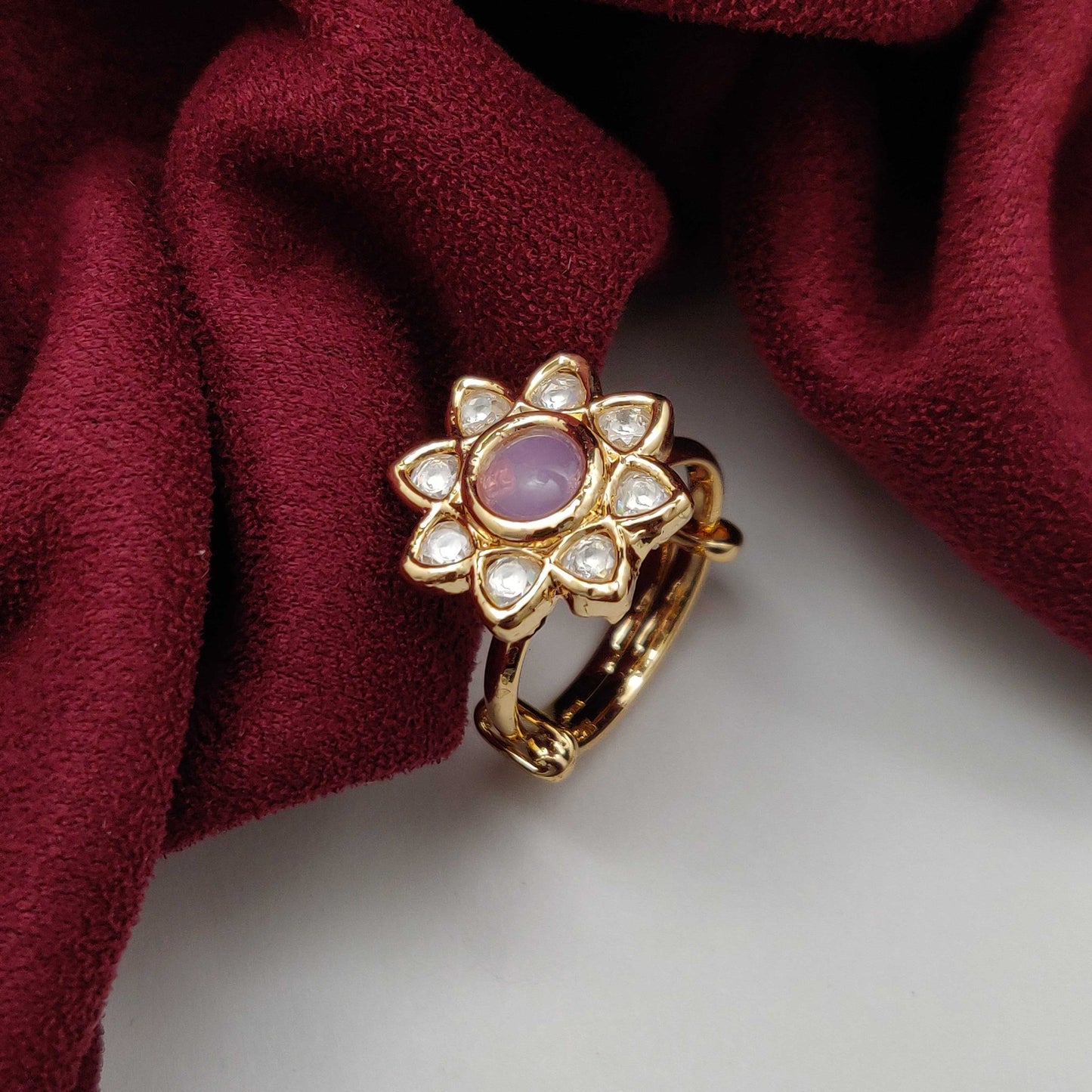 FANCY KUNDAN FINGER RINGS