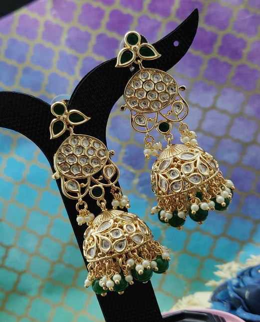 DANGLING KUNDAN JHUMKI