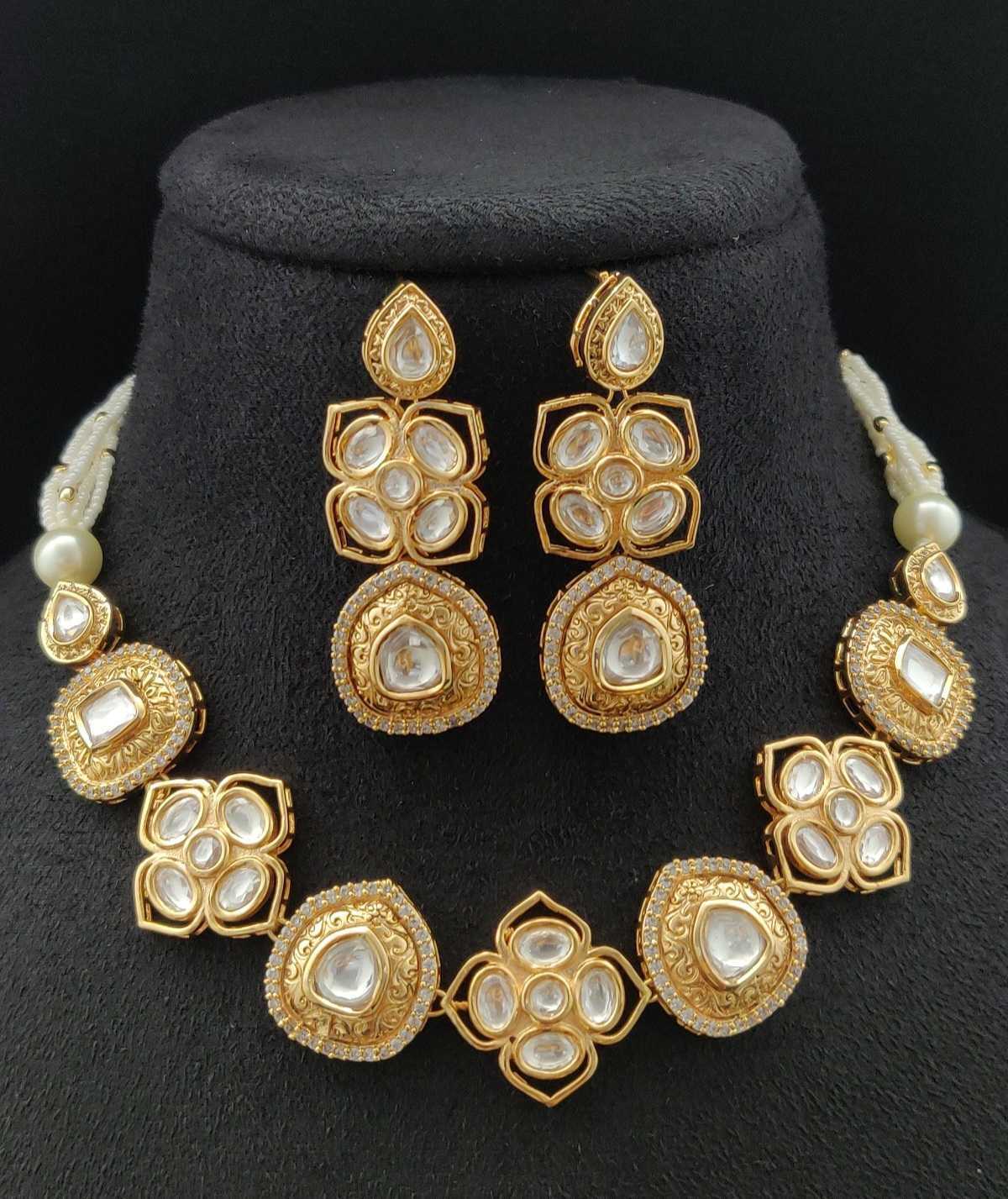 PEARL FANCY KUNDAN NECKLACE