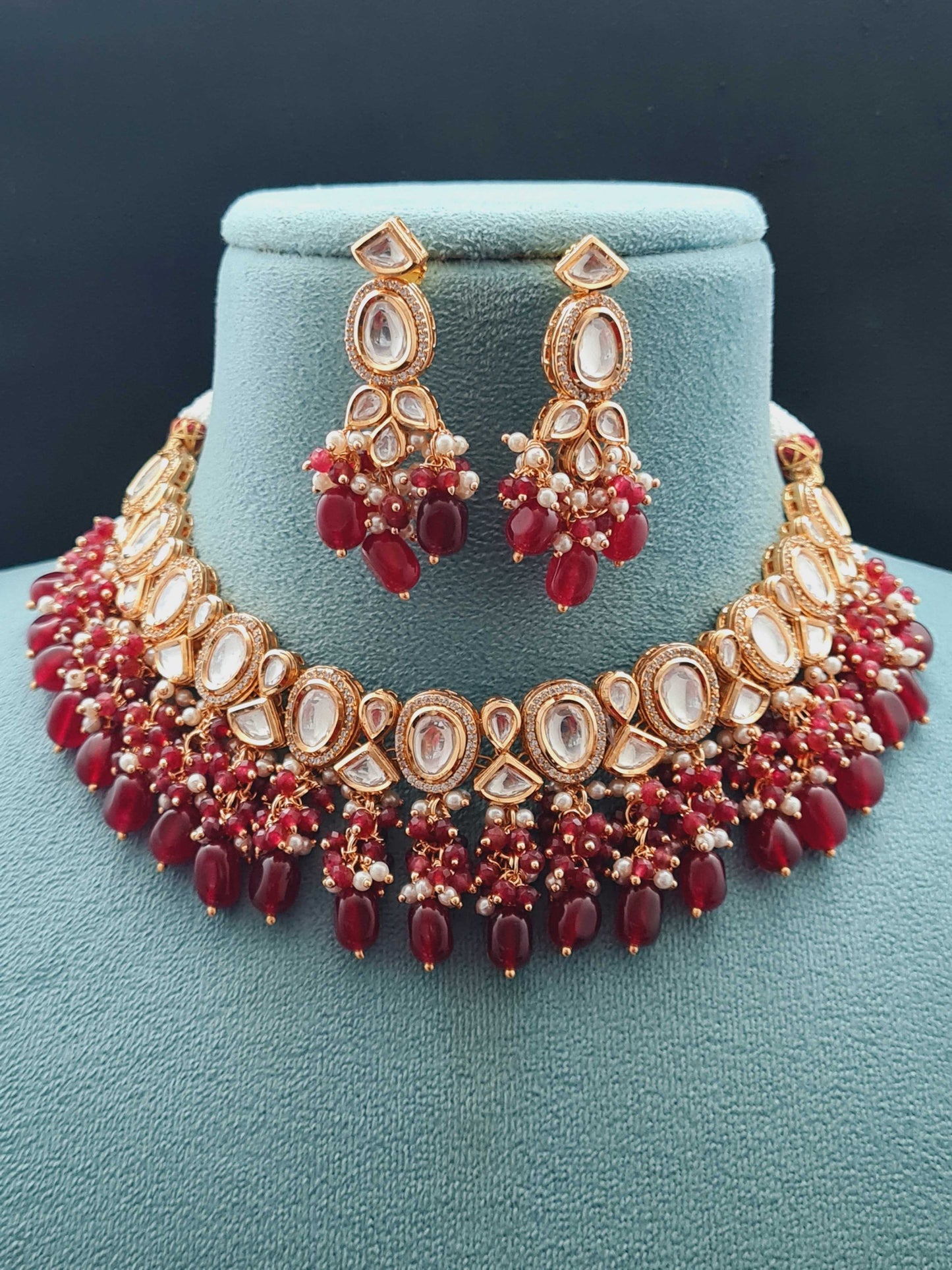 PEARL ELEGANT KUNDAN NECKLACE