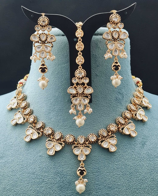 MEENAKARI KUNDAN NECKLACE