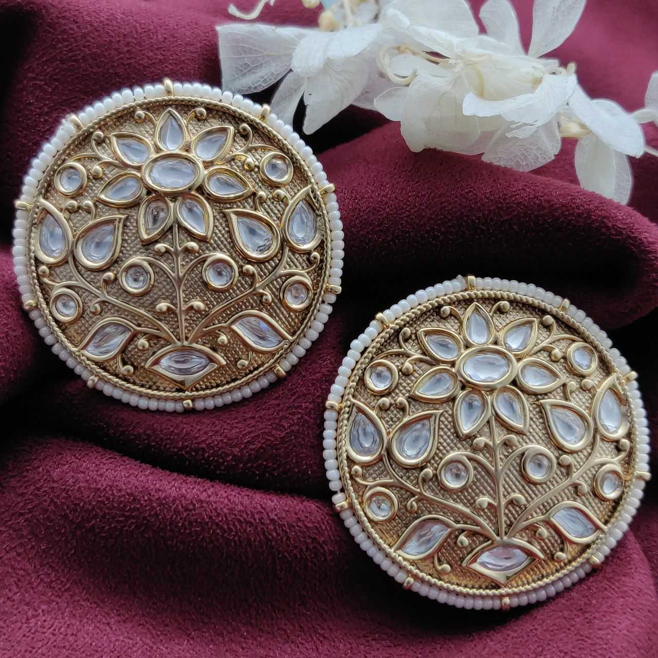 DESIGNER KUNDAN STUDS